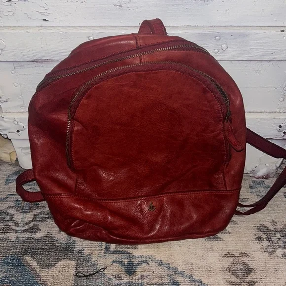Harbour 2nd wine red small back pack - like new! Harbour 2nd Backpack | eBay main image 4